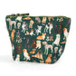 1 Canoe 2 "Furry Friends" Dogs Canvas Pouch
