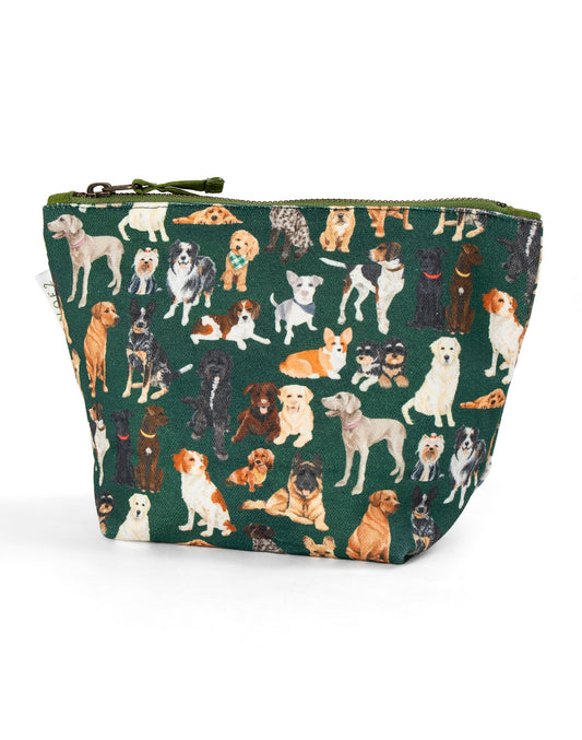 1 Canoe 2 "Furry Friends" Dogs Canvas Pouch