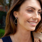 Capucine de Wulf “Berry Clover” Teardrop Earrings-Gold/Blue Labradorite