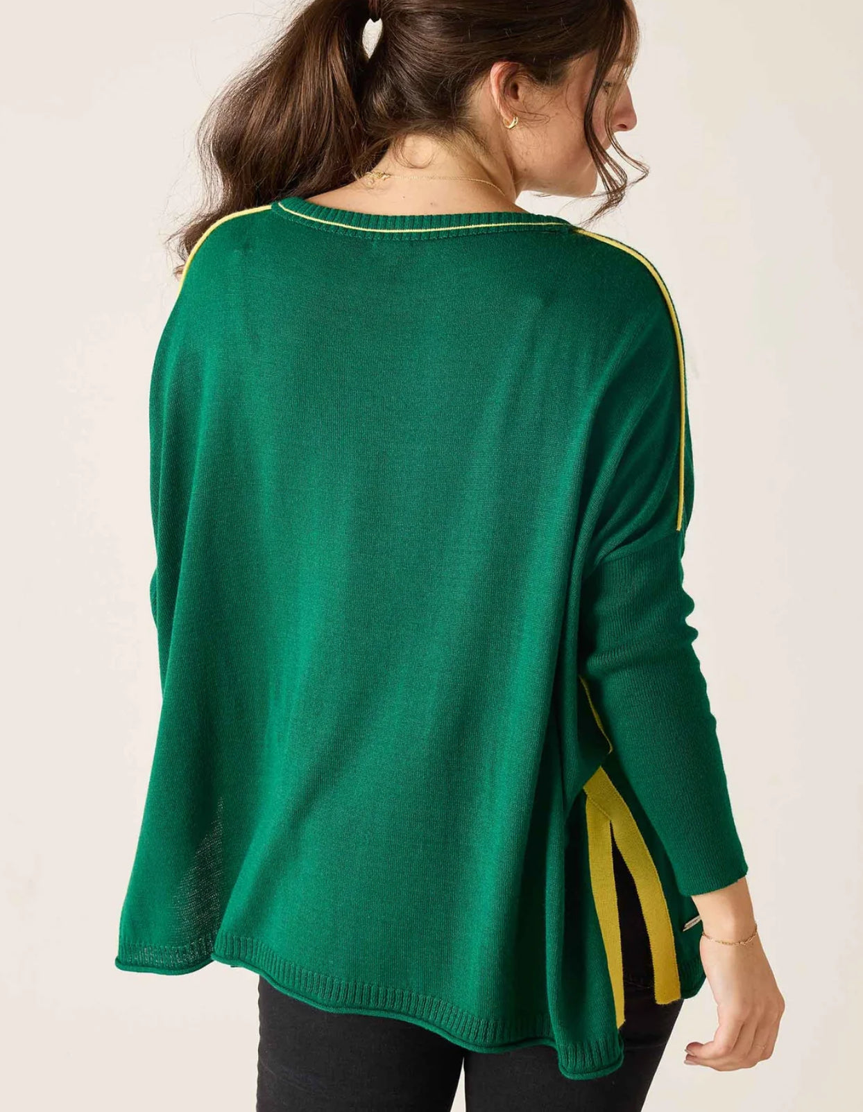 Mersea "Fa La La" Catalina Crewneck-Green