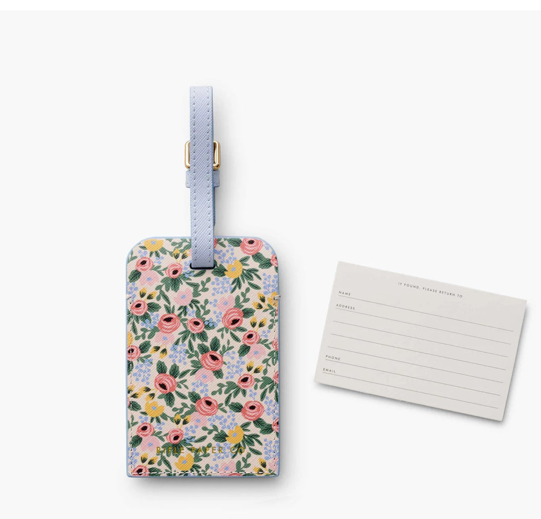 Rifle Paper Co. "Rosa" Luggage Tag - Thumbnail 2