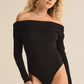 Z Supply Still the One “Mara” Bodysuit-Black