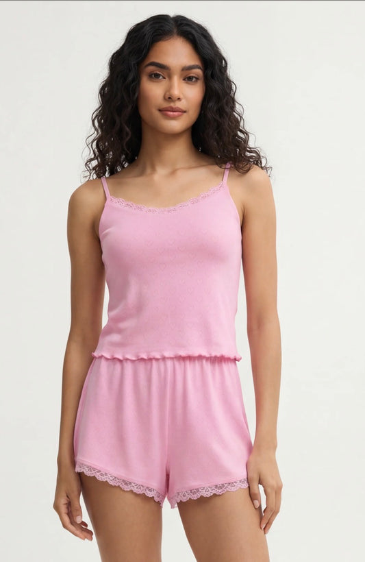 Z Supply Heart Felt Cami- Pink Crush