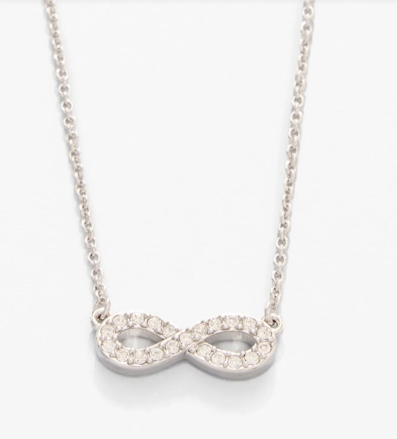Spartina 449 Sea La Vie 18” Necklace-Eternally Grateful/Infinity- Silver