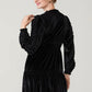 Spartina 449 "Wilenna" Velvet Dress-Black