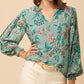 Spartina 449 "Wilenna" Ruffle Blouse-Guerard Estate Bird