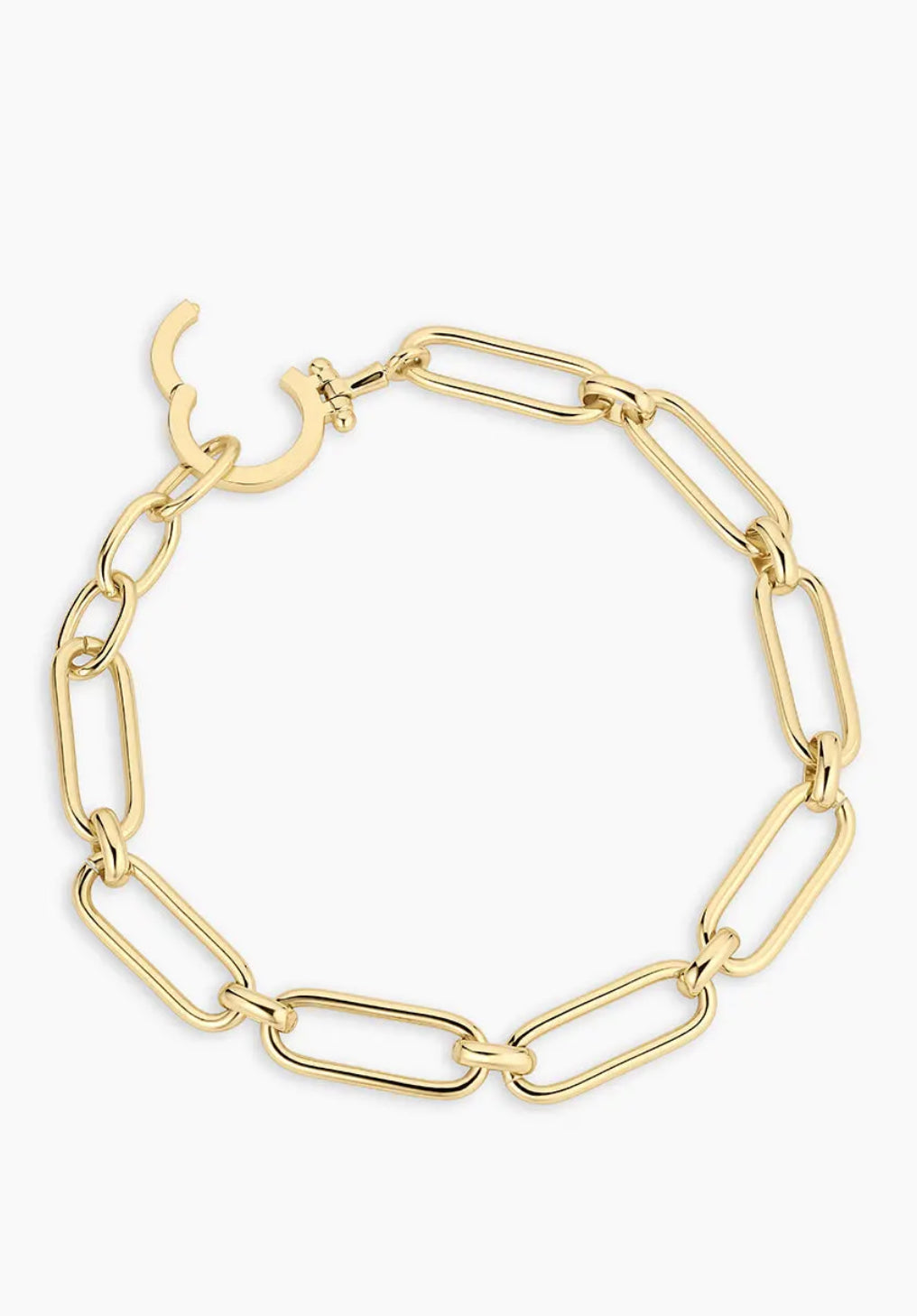 Gorjana Zoey Statement Link Bracelet-Gold