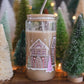 Pippi Post "Gingerbread Village" Christmas Glass Can