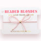 Beaded Blondes "Pink Pearl Bow" Bracelet-Standard 6.75"