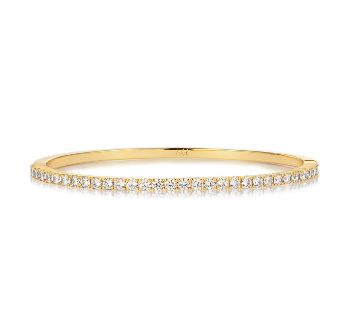LeMel "Classic" CZ Bangle-Gold
