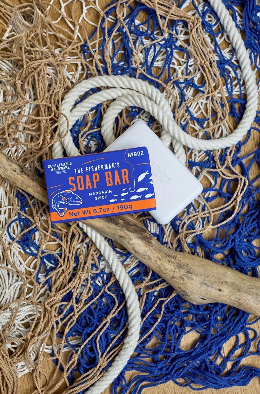 Gentlemen's Hardware Fisherman's Bar Soap - Mandarin Spice