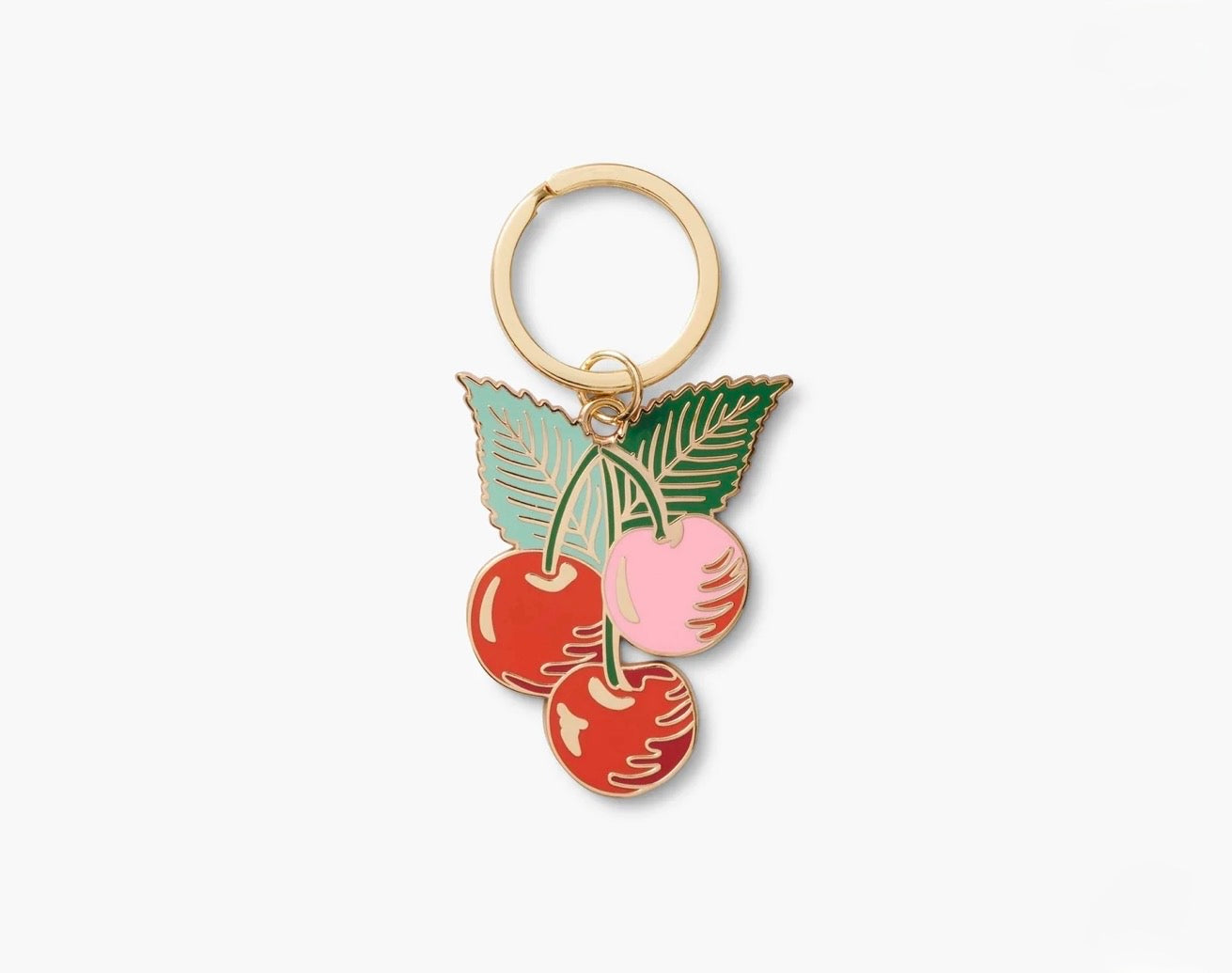 Rifle Paper Co. "Cherries" Enamel Keychain