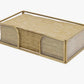 Gold Edge Glass Guest Napkin Caddy-Rectangle