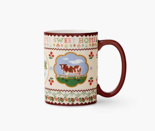 Rifle Paper Co. "Home Sweet Home" Porcelain Mug