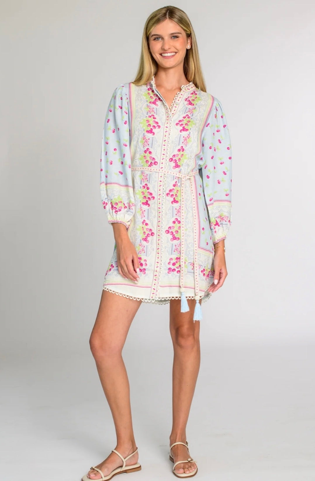 Elizabeth James "Sadie" Dress-Cherries