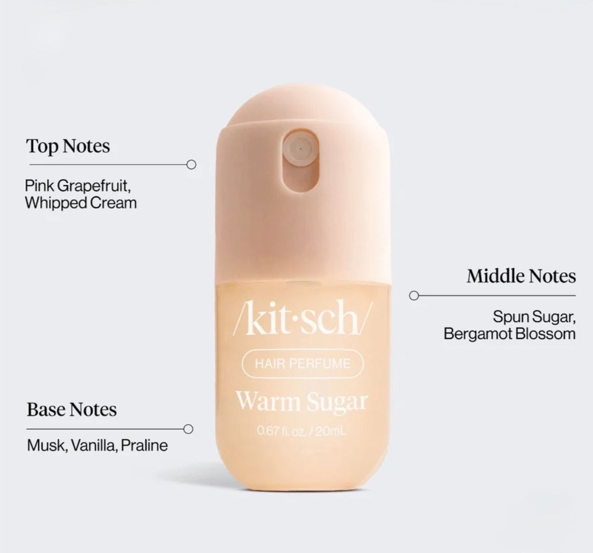 Kitsch Mini Hair & Body Perfume-Warm Sugar