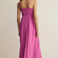 Z Supply Angel Eyes Midi Dress-Berry Blush