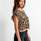 Kerisma "Tetra"  Leopard Sweater-Camel Multi