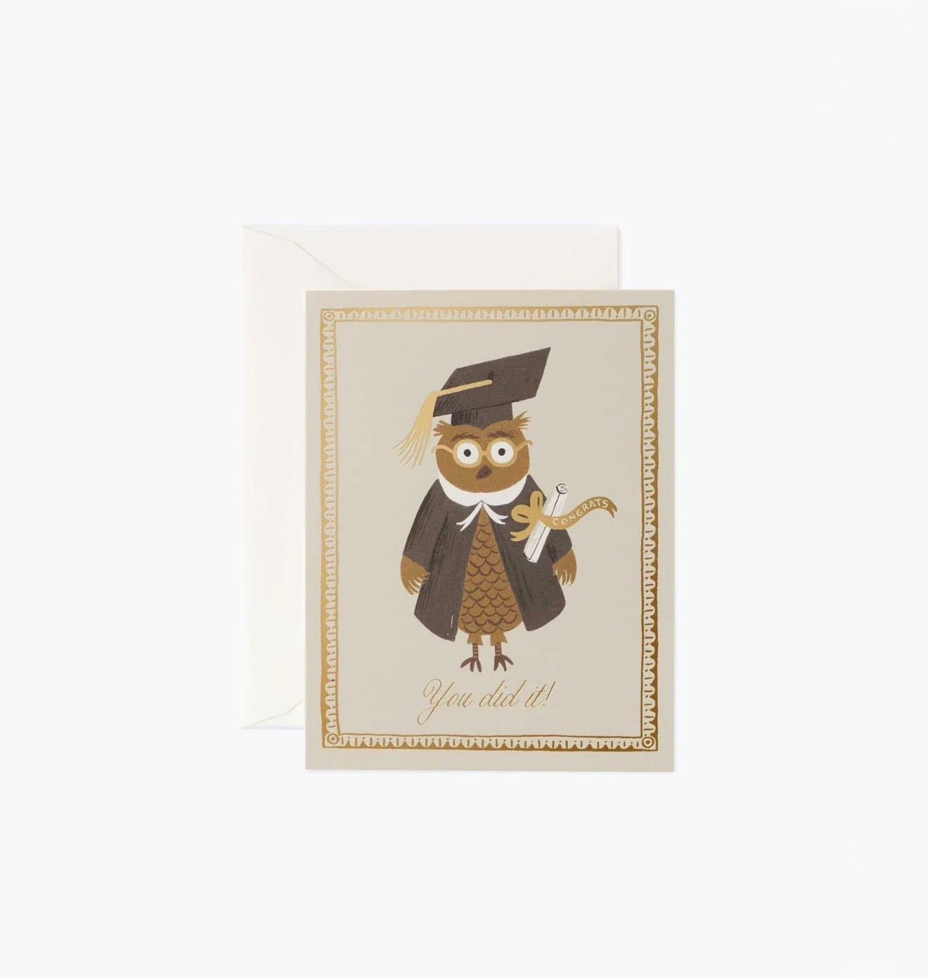 Rifle Paper Co. "Congrats Owl Graduation" Card