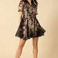 Hale Bob Haley Organza Dress Short Dress-Black