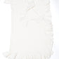 Bei Bei Ruffle Knit Blanket-White Cloud