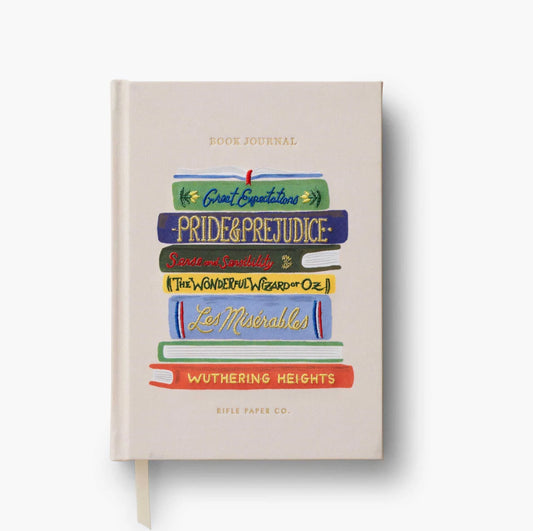 Rifle Paper Co. "Book Club" Embroidered Book Journal