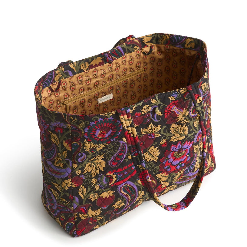 Vera Bradley Hathaway Tote- Midnight Garden Paisley