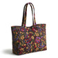 Vera Bradley Hathaway Tote- Midnight Garden Paisley