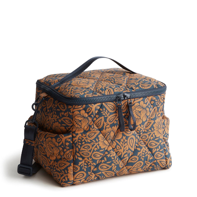 Vera Bradley Lunch Cooler- Lotus Montage Roasted Pecan