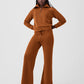 Spanx Air Essentials Half Zip-Butterscotch
