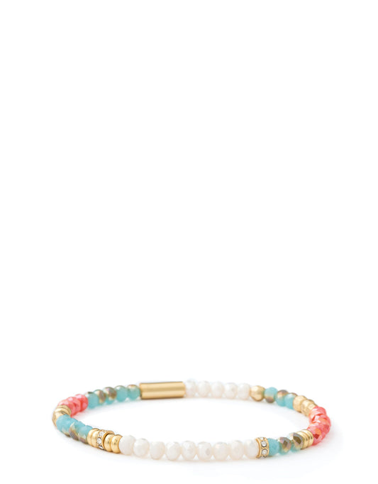 Spartina 449 Stretch Bracelet 4mm-Sea Foam