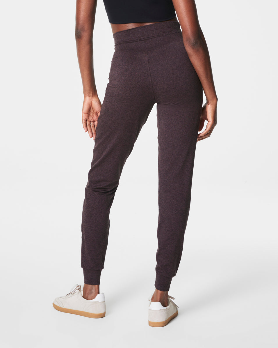 Spanx SPANXsmooth™ SoftStretch Slim Jogger-Truffle Brown Heather