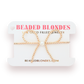Beaded Blondes "Gold Bow" Bracelet-Standard 6.75"