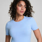 Spanx Bare Naked Bicep Tee - Hydrangea