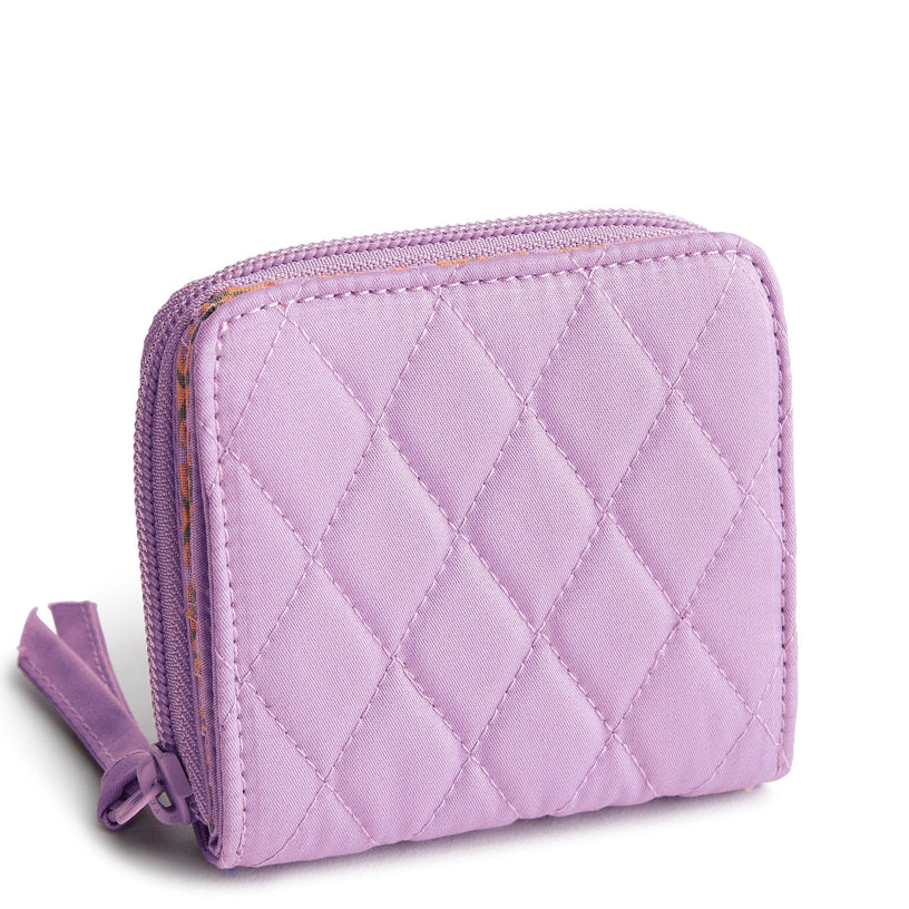 Vera Bradley Small Zip-Around Wallet-Purple Rhapsody