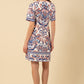 Hale Bob "Bethany" Jersey Dress-Blue