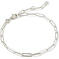 Kendra Scott Courtney Paperclip Bracelet-Silver