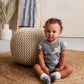 Barefoot Dreams CozyChic Lite® Baby Sock Stripe 2 pc. Set-Moonbeam Multi
