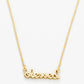 Spartina 449 Sea La Vie 18” Necklace-Blessed Script - Gold