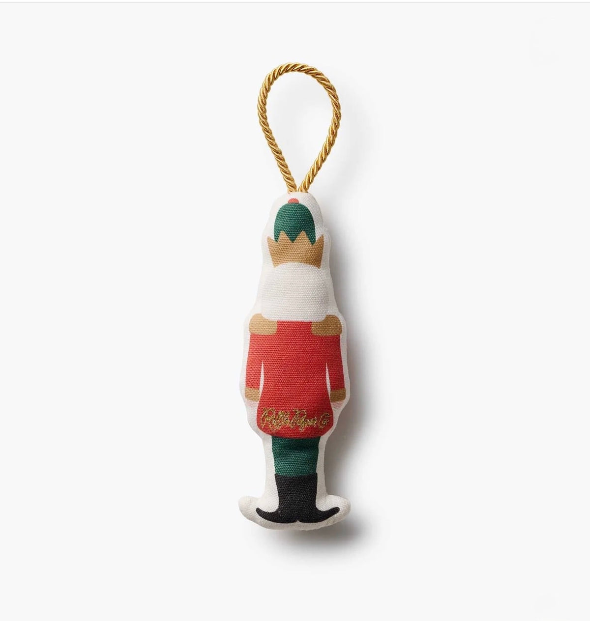 Rifle Paper Co. "Nutcracker"  Embroidered Ornament