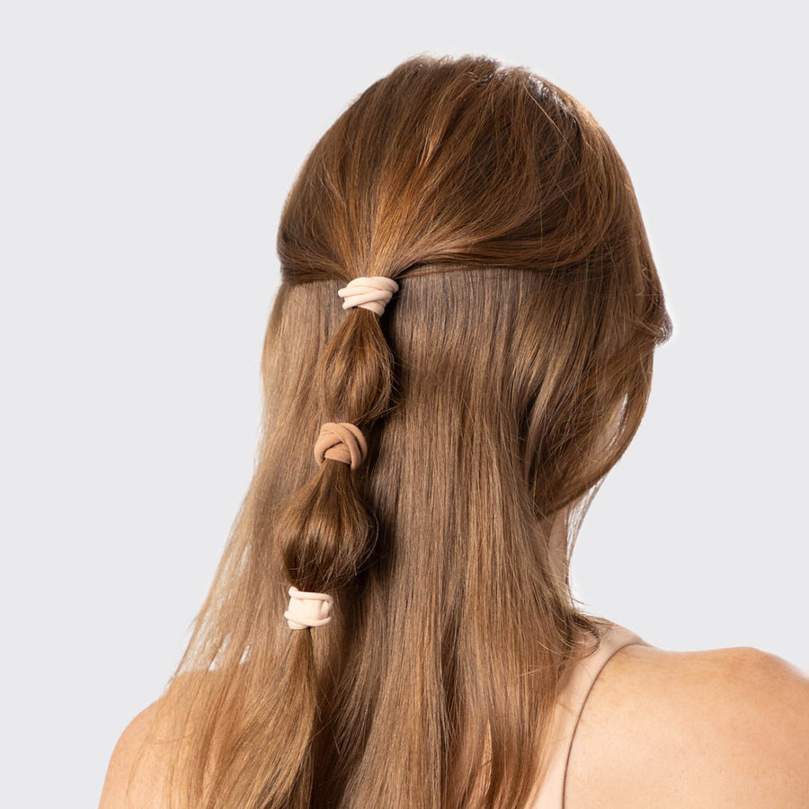 Kitsch Seamless Elastic Hair Ties 20pcs.-Blush