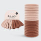 Kitsch Seamless Elastic Hair Ties 20pcs.-Blush