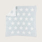 Barefoot Dreams CozyChic® Dream Receiving Blanket-Aqua Ice Stars