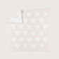 Barefoot Dreams CozyChic® Dream Receiving Blanket-Pink White Hearts