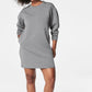 Spanx AirEssentials Crew Neck Dress-Medium Heather Grey