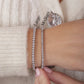 LeMel CZ Silver Tennis Bracelet-Medium 6.5”