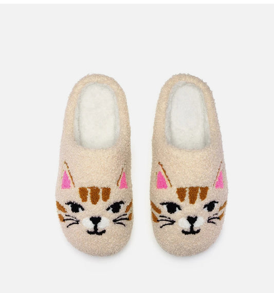 Living Royal "Cat Face" Slippers