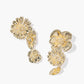 Kendra Scott Cailey Floral Statement Earring-Gold