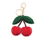 Shiraleah "Cherries” Beaded Charm/Key Ring
