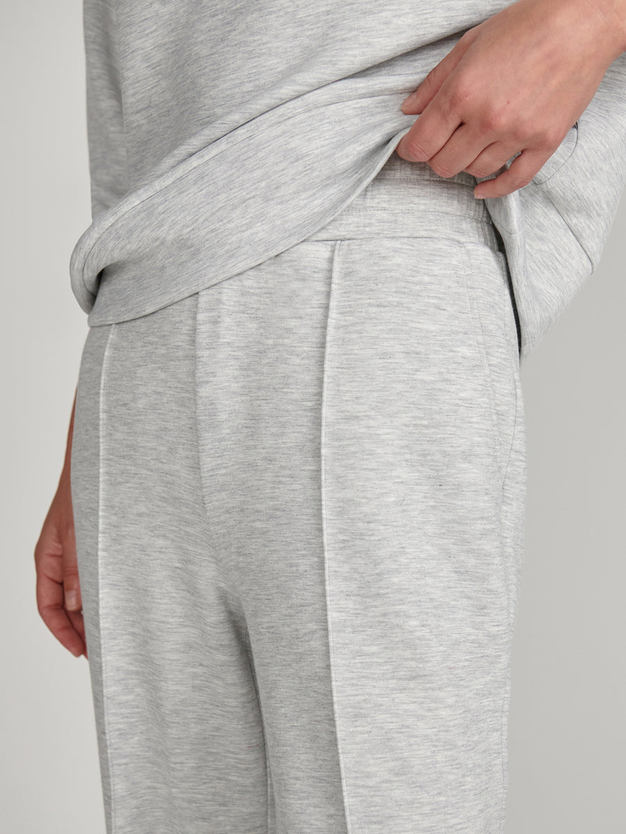 Varley “The Wide Leg” 30” Pant- Light Grey Marl